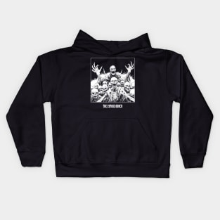 THE ZOMBIE BUNCH WHITE Kids Hoodie